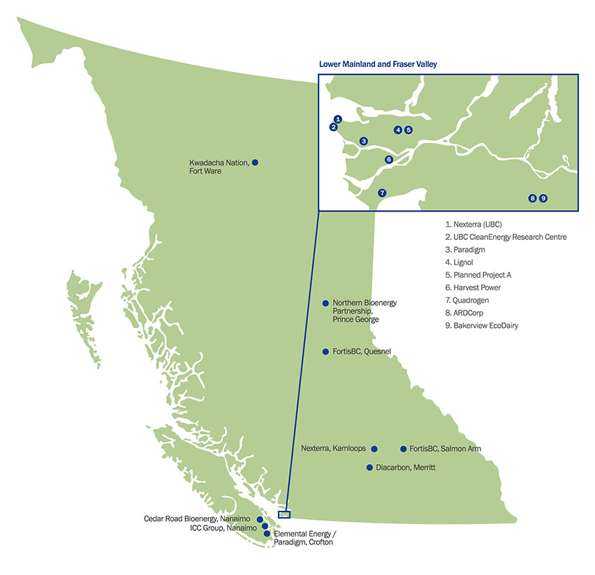 bcbn project locations, map